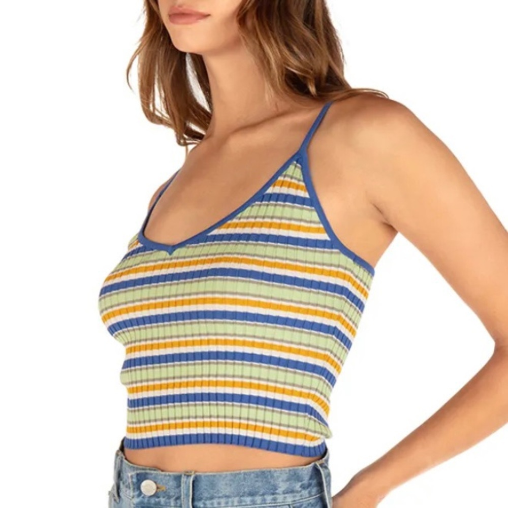 Hurley Redondo Stripe Sweater Tank Top